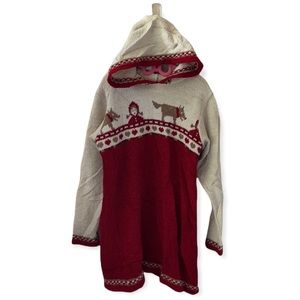 Deux Par Deux Girls Christmas Sweater Size 6